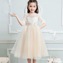 summer ruffle princess dress kids infant boutique toddler child party frocks designs model knit cotton baptism baby party dress